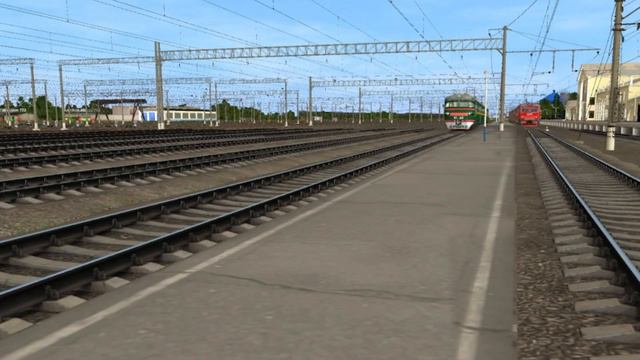 Отправление электропоезда Волховстрой - Свирь #trainz12