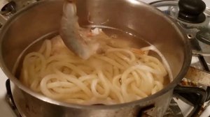 Simple Shrimp Udon Noodle Soup