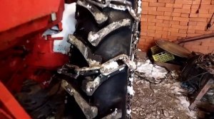 Цепи на колеса т16. Колеса 9.5 на 32 Voltyre. Лучший вариант. 11.01.2022