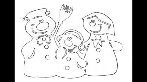 Трафареты на окна к новому году 2018 для вырезания. Шаблоны для примера