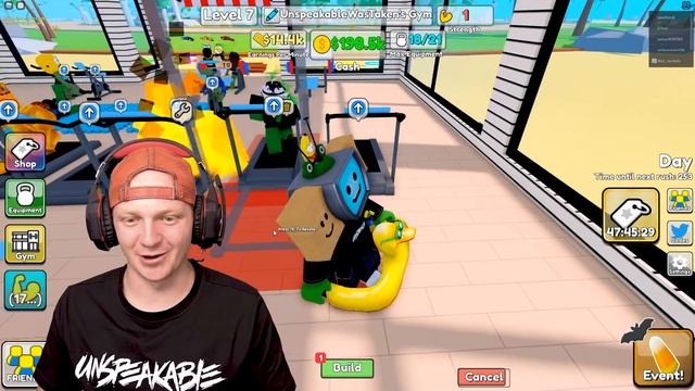 Building My Roblox Character To 100,000 STRENGTH! смотреть онлайн