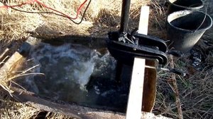 Лодочный электромотор + солнечная панель - тест