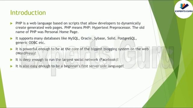 Php tutorial for beginners full | What is PHP | Complete Course 01 | Experts Guru