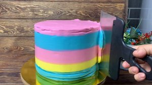 Радужный торт. Кемпірқосақ торты (қазақша рецепт) рецепт радужный торт