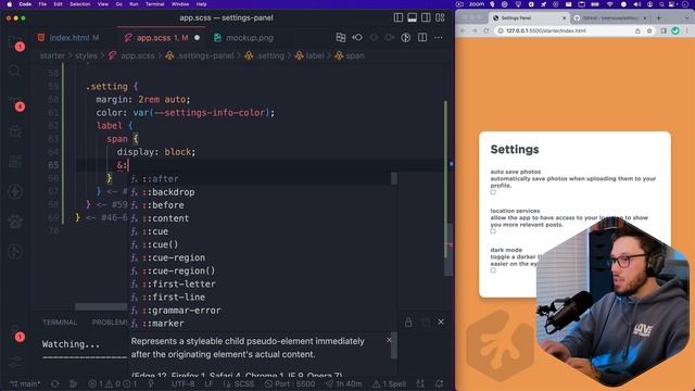 Treehouse Live: Build an Interactive Settings Panel смотреть онлайн