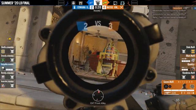 NAVI vs Cowana Gaming - Rainbow Six VOICE COMMS at UKIN