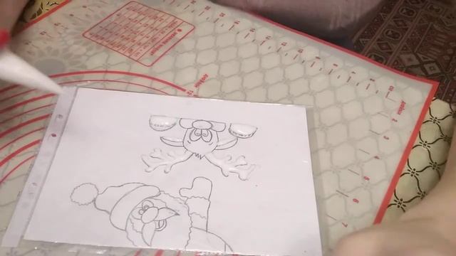Самый простой способ заливки пряника. Пайпинг для новичков.Новогодние пряники.