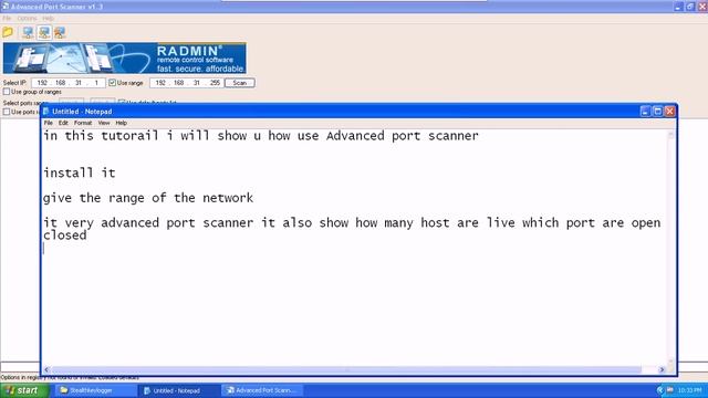 Advanced Port Scanner