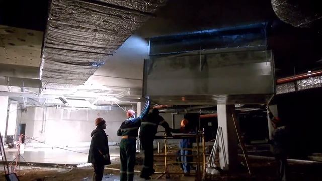 Монтаж промышленной вентиляции