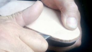 Пошив обуви. Часть 6.Приклеиваем и прошиваем подошву. sewing shoes.Handmade shoes.