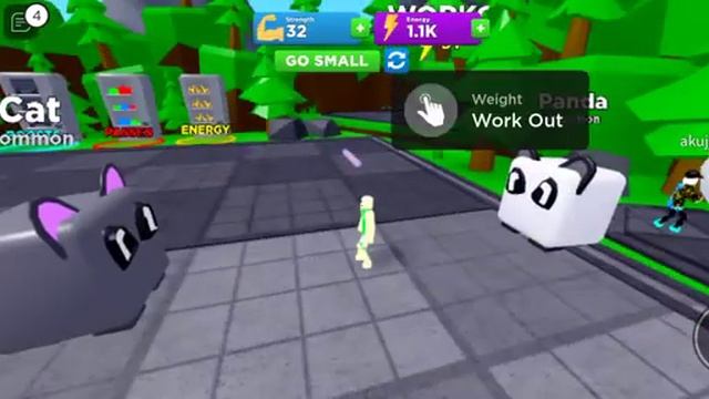 I am playing super strong simulator in Roblox смотреть онлайн