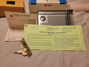 Vintage Panasonic RF-516  radio NIB-ЯПОНИЯ Радиоприёмник