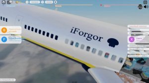 ?Аварийное приземление самолёта в Роблоксе