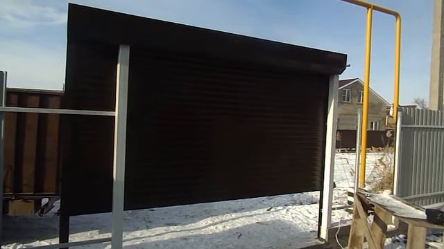 Роллеты автоматические - въезд во двор смотреть онлайн