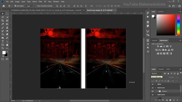 How to design an E-Book Cover using Photoshop | Final Part