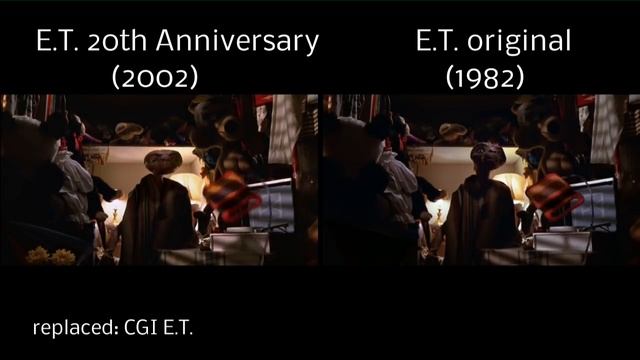 E.T. The Extra-Terrestrial-Comparison 1982 vs 2002 Anniversary смотреть онлайн