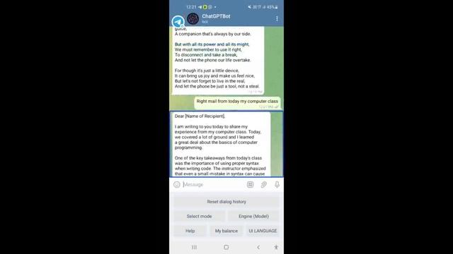 chat GPT with exclusive features and shortcut usage in telegram bot смотреть онлайн