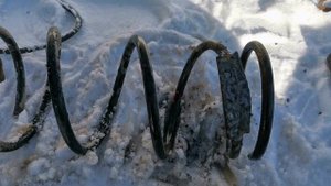 Как заварить пружину амортизатора.