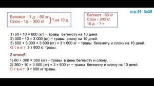 ГДЗ 4 класс Страница.55 №25 Математика Учебник 1 часть (Моро
