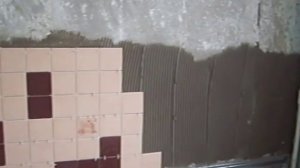 укладка плитки 10*10 начальная стадия 1