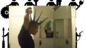 Как сделать прическу  Шипованный ирокез , сделать самую безумную прическу