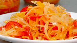 Салат из капусты - закуска на зиму