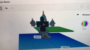 Еще один замок в 3D Tinkercad для Гостя 666 в роблоксе