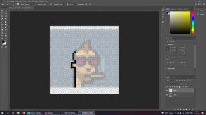 TUTORIAL MEMBUAT PIXEL ART UNTUK NFT DENGAN PHOTOSHOP, CUMA BUTUH 5 MENIT SELESAI