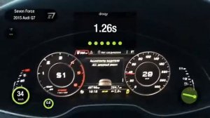 Разгон Audi Q7 последнего поколения после чип-тюнинга Stage 1. От 0 до 100 км/ч