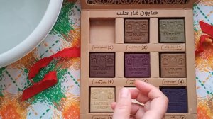 Алеппское мыло с различными добавками.