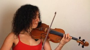 ?Practicing Milonga de Mis Amores on my Violin ?