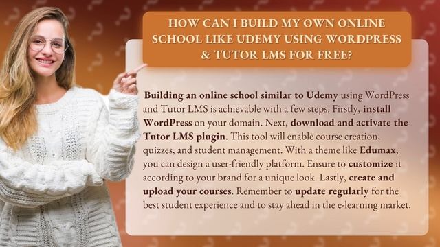 How Can I Build My Own Online School like Udemy Using WordPress & Tutor LMS for Free? смотреть онлайн