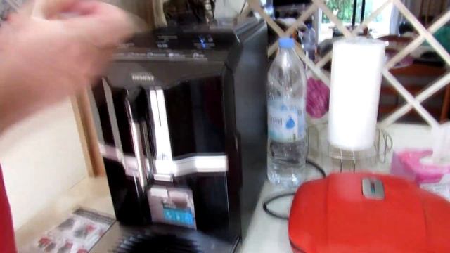 How to clean and descale Siemens EQ.300. Calc 'n clean automatic coffee machine. Manual. Tablets