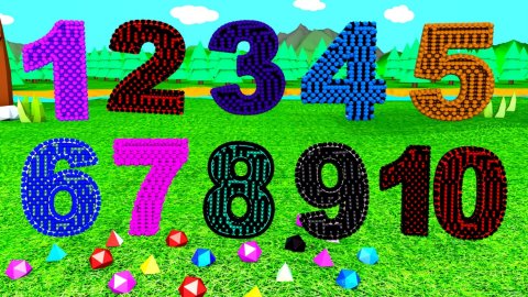 Учимся считать от 1 до 10 Увлекательная считалочка для малышей