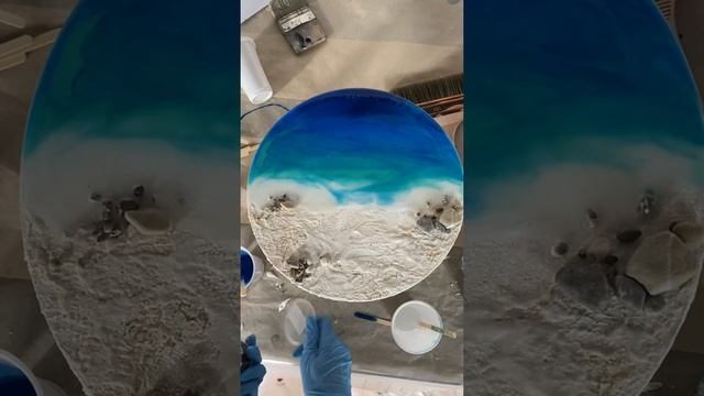 Заливка моря эпоксидной смолой смотреть онлайн