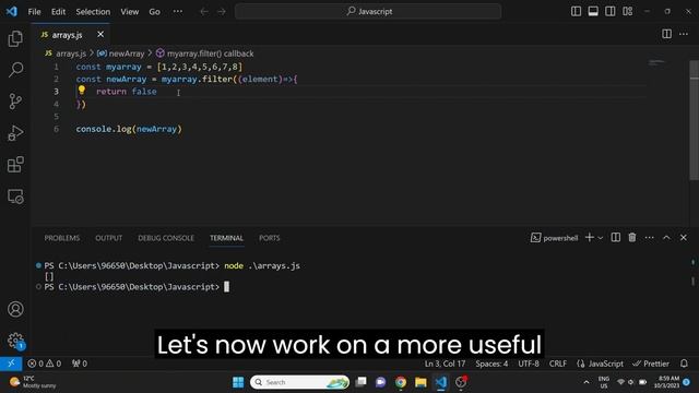 Efficiently Search Array with filter() method |
