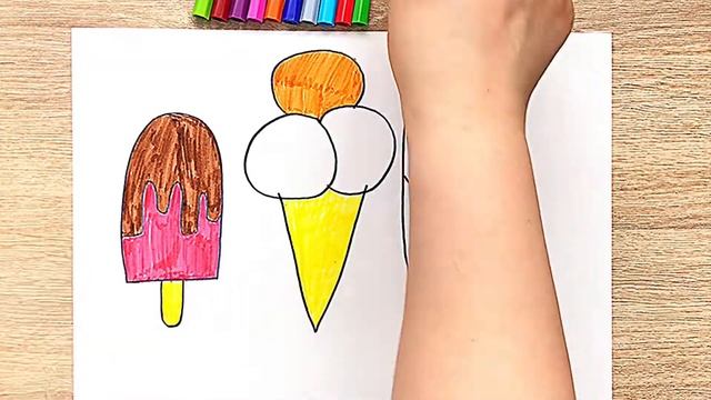 Как нарисовать мороженое | КТО ЛУШЧЕ CHALLENGE смотреть онлайн