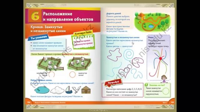 Кривая. Замкнутые и незамкнутые линии смотреть онлайн