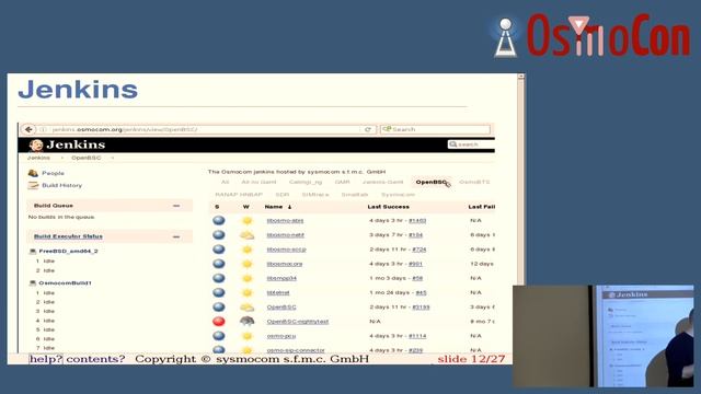 Osmocom Project Infrastructure (redmine, mailman, git, gerrit, jenkins) смотреть онлайн