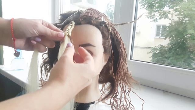 Перекрытие цвета в плетении кос смотреть онлайн