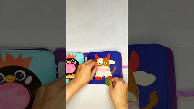 Развивающая книжка из фетра смотреть онлайн