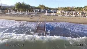 Video panoramico con drone più interno e ristorante.