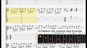 Malagueña II - Spanish traditional - Guitar TAB tutorial