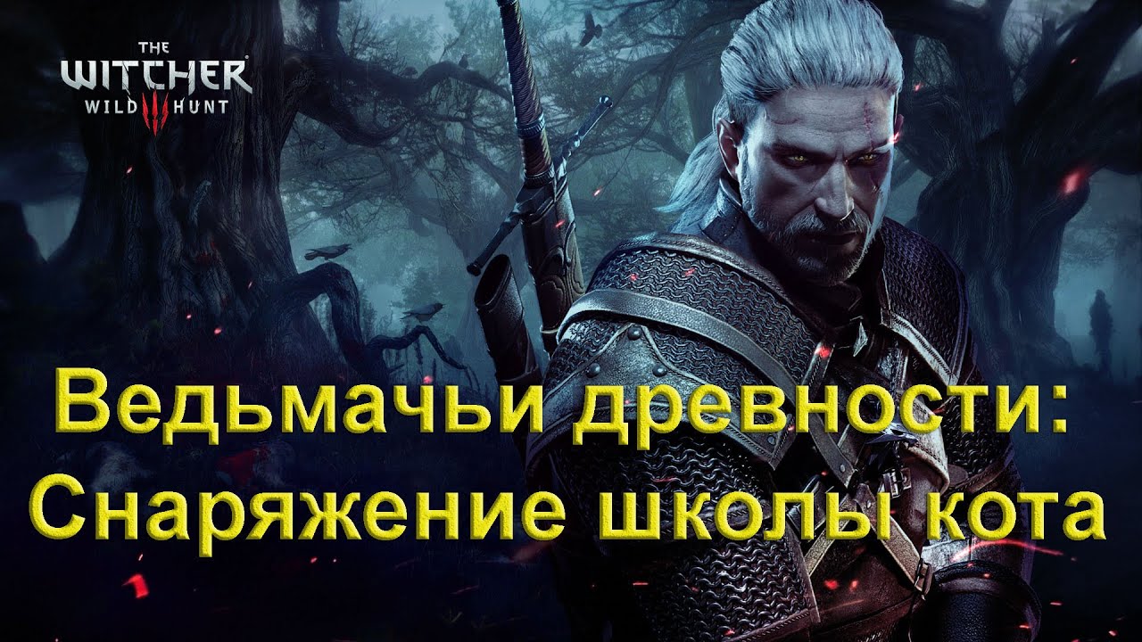 Ведьмачьи древности: Снаряжение школы кота. The Witcher 3 Wild Hunt .