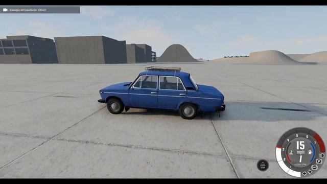 Краш-тест ваз 2106 в BeamNG.Drive №1