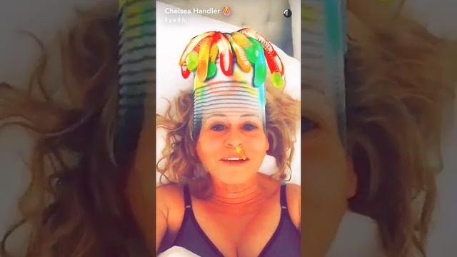 Chelsea Handler at home - snapchat - july 24 2016