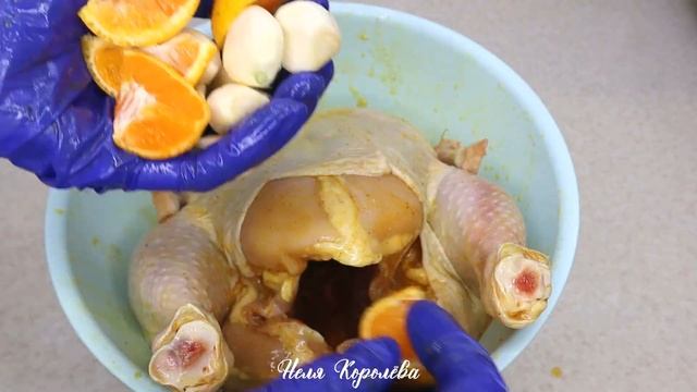 Курица с мандаринами -  рецепт Бюджетного  блюда, которое приятно удивит своим вкусом