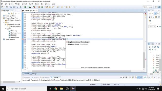 Java Swing Eclipse Tutorial - Login Form Design