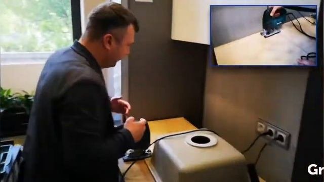 Как установить мойку из искусственного камня