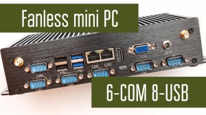 Fanless Industrial Mini PC. Обзор. Замер тока потребления.